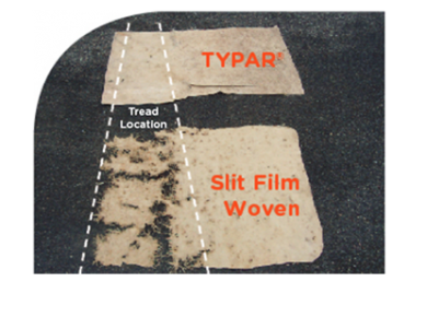 TYPAR geotextile tread durability