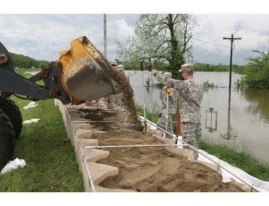 TYPAR Geocell for flood protection