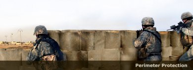 Defencell geocell Military Perimeter Protection Walls