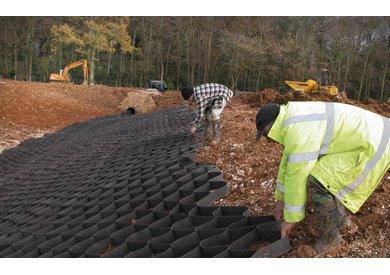 TYPAR Geocell Slope Protection