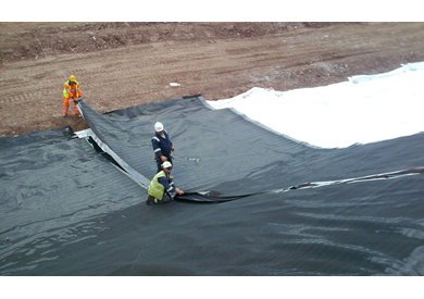 TYPAR Landfill membrane protection