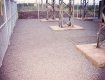 finished surface with Biobarrier geotextile installed beneath